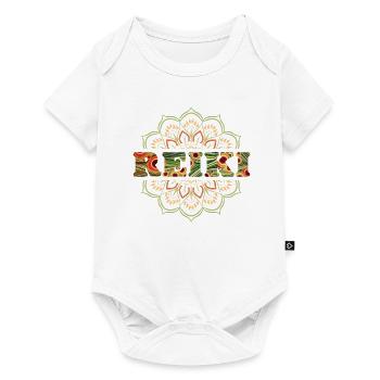 reiki lettering e 110 - Baby Premium short-sleeve bodysuit - white - Front
