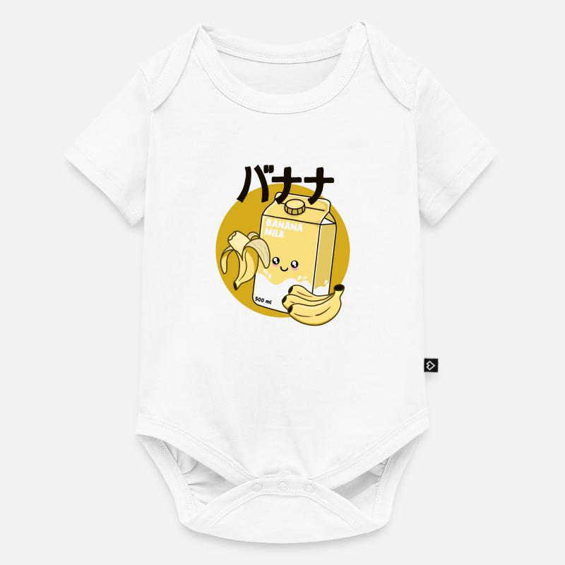 Lait de banane - Body à manches courtes Premium Bébé - blanc