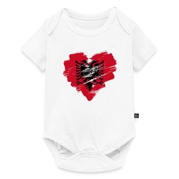 Albania - Baby Premium short-sleeve bodysuit - white - Front