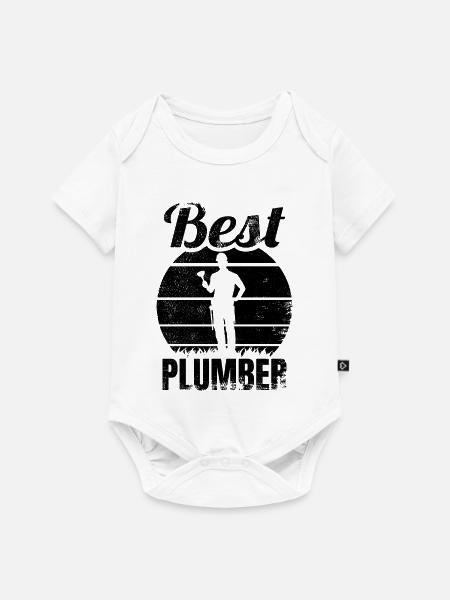 Bester Installateur - Baby Premium Kurzarmbody - Weiß