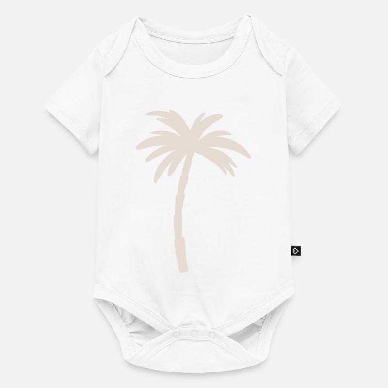 Palm tree - Baby Premium short-sleeve bodysuit - white
