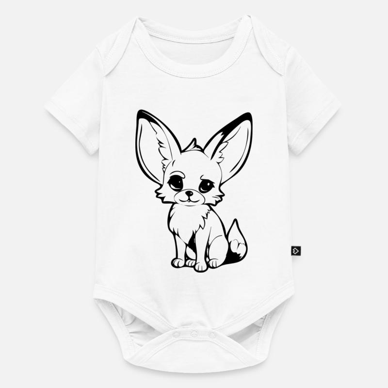 Fennec - Body à manches courtes Premium Bébé - blanc
