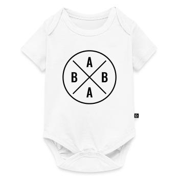 BABA persisch Papa Vatertag türkisch Vater Baba - Baby Premium Kurzarmbody - Weiß - Vorne