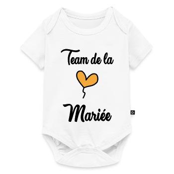 BRAUT-TEAM - Baby Premium Kurzarmbody - Weiß - Vorne