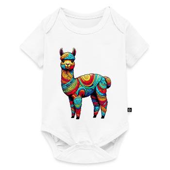 Alpaca - Baby Premium short-sleeve bodysuit - white - Front