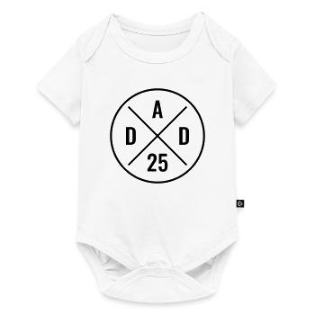Dad 25 Baby Dad Father's Day Gift Dad 2025 - Baby Premium short-sleeve bodysuit - white - Front