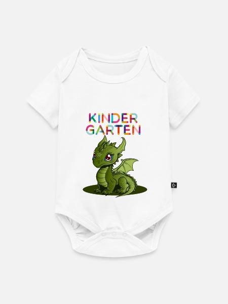 Hello Kindergarten - Baby Premium Kurzarmbody - Weiß