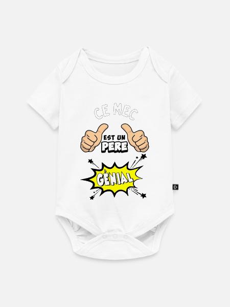 Toller Vater - Baby Premium Kurzarmbody - Weiß