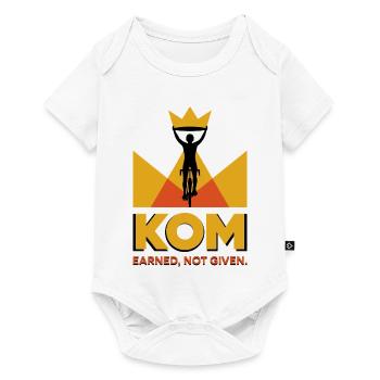 Cyclist KOM Crown Logo Gift - Baby Premium short-sleeve bodysuit - white - Front