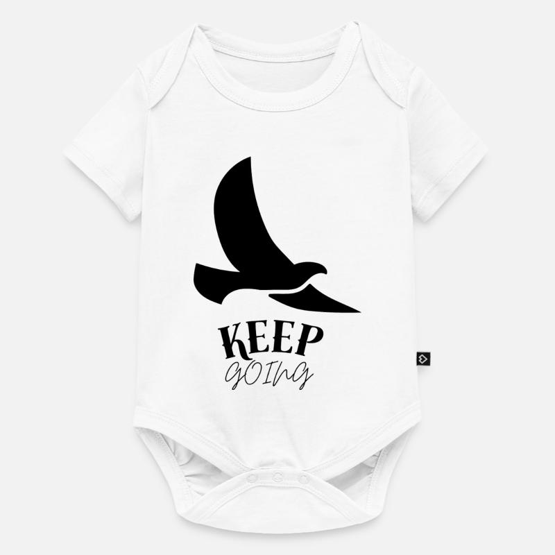 Keep_going - Body à manches courtes Premium Bébé - blanc