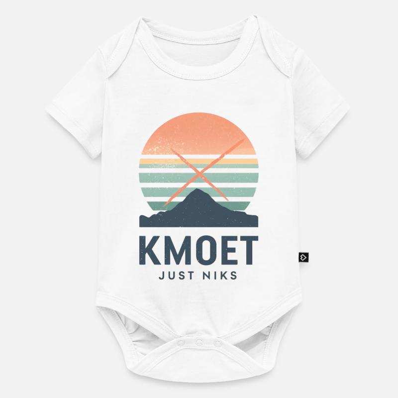 Kmoet just nothing, Antwerp dialect Shirts - Baby Premium short-sleeve bodysuit - white