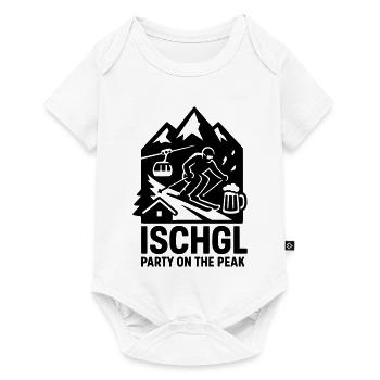 Ischgl : Fête sur le pic - Body à manches courtes Premium Bébé - blanc - Devant