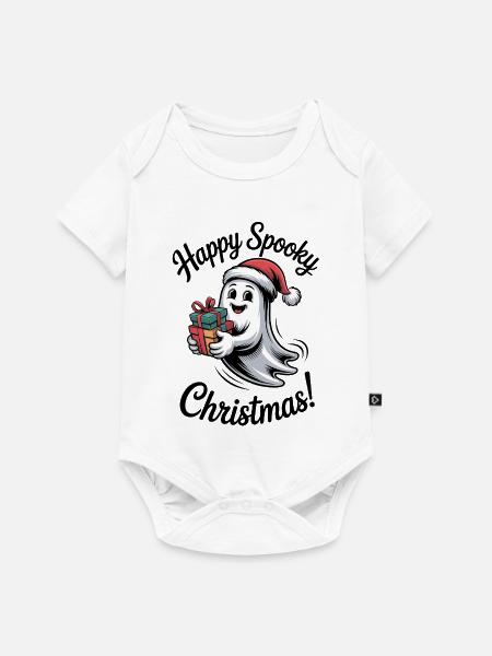 Weihnachtsgeist mit Geschenken - Baby Premium Kurzarmbody - Weiß