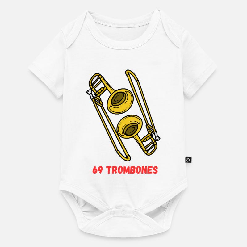 69_Trombones - Body à manches courtes Premium Bébé - blanc