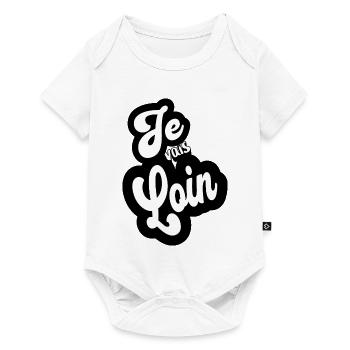 Je vais loin - Body à manches courtes Premium Bébé - blanc - Devant