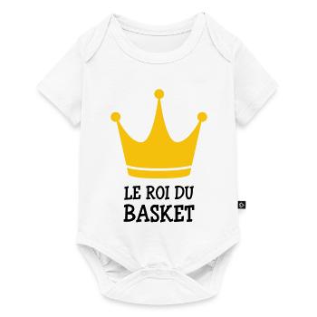 The King of Basketball - Baby Premium short-sleeve bodysuit - white - Front