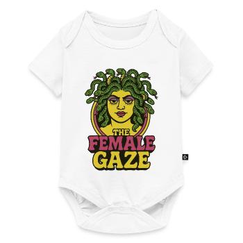 Female Gaze Medusa Portrait - Baby Premium short-sleeve bodysuit - white - Front