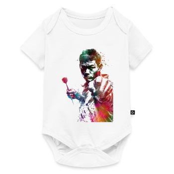 Joueur de fléchettes Art sportif #darts #sport - Body à manches courtes Premium Bébé - blanc - Devant