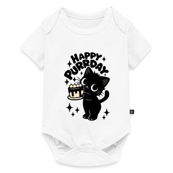 Kitchen Theft Cat | Cute Birthday Cats Motif - Baby Premium short-sleeve bodysuit - white - Front