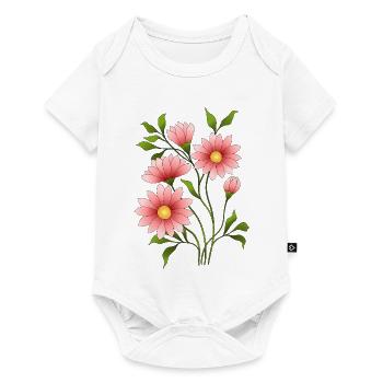 Fleur - Body à manches courtes Premium Bébé - blanc - Devant