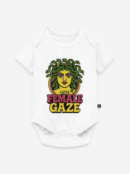 Medusa, der weibliche Blick - Baby Premium Kurzarmbody - Weiß