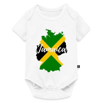 Germany goes Jamaica - Baby Premium short-sleeve bodysuit - white - Front