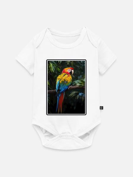 Aras Ara - Baby Premium Kurzarmbody - Weiß