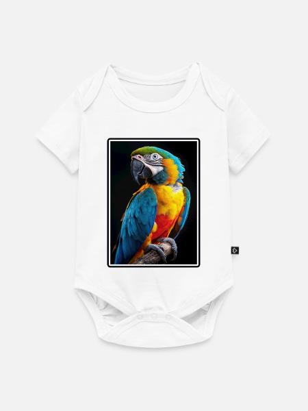 Aras Ara - Baby Premium Kurzarmbody - Weiß