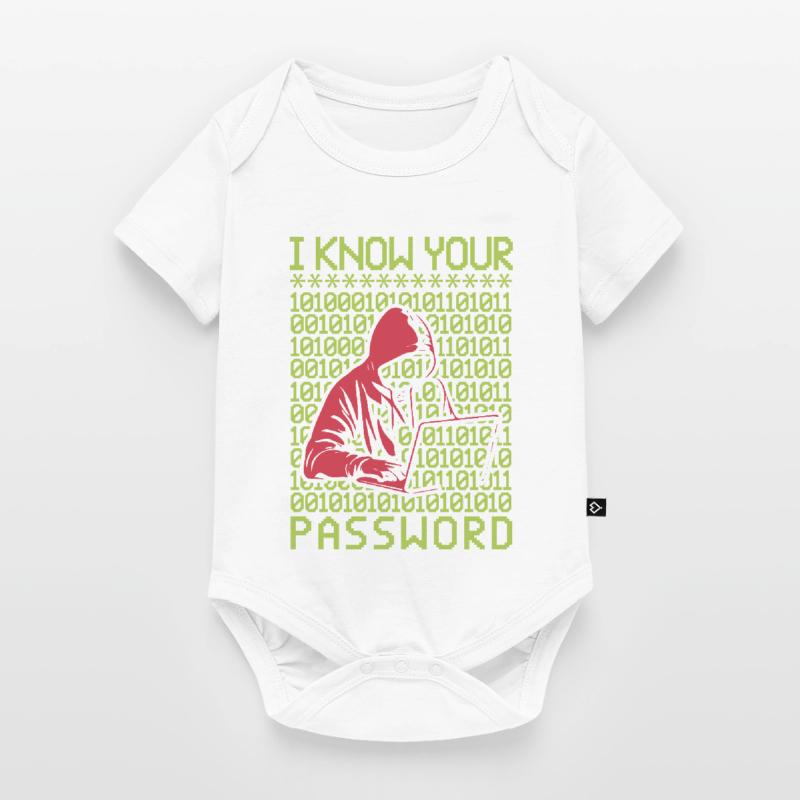 Hacker Hacker Programmeur Linux Password Hacker Body à manches courtes Premium Bébé