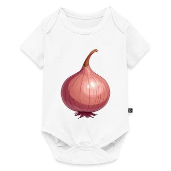 oignon - Body à manches courtes Premium Bébé - blanc - Devant