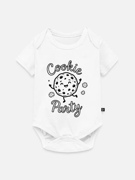 Cookies - Baby Premium Kurzarmbody - Weiß