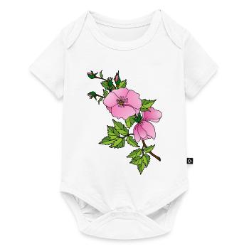 Fleur - Body à manches courtes Premium Bébé - blanc - Devant
