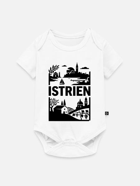 istrien kroatien - Baby Premium Kurzarmbody - Weiß