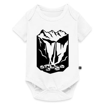 Lauterbrunnen Schweiz - Baby Premium Kurzarmbody - Weiß - Vorne