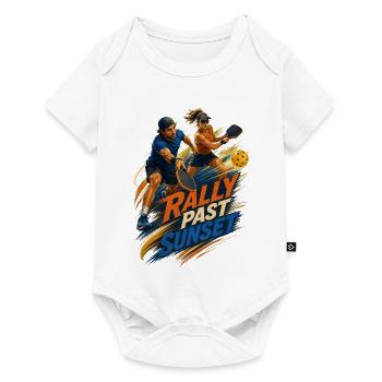 Sunset Rally - Baby Premium Kurzarmbody - Weiß - Vorne