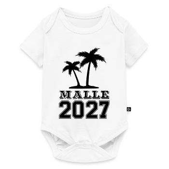 Malle 2027 - Baby Premium Kurzarmbody - Weiß - Vorne
