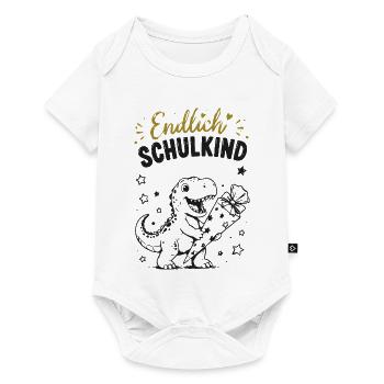 Endlich Schulkind - Baby Premium Kurzarmbody - Weiß - Vorne
