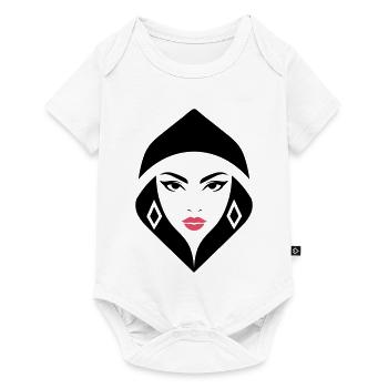 Cobra Queen – kraftvoll, weiblich und gebieterisch - Baby Premium Kurzarmbody - Weiß - Vorne