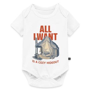 Cozy Hideout - Baby Premium Kurzarmbody - Weiß - Vorne