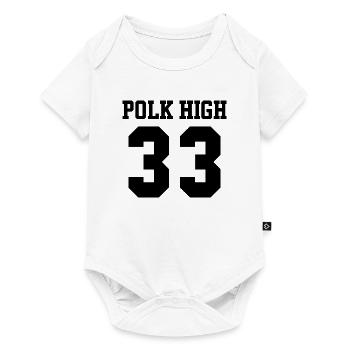 Polk High 33 - Baby Premium short-sleeve bodysuit - white - Front