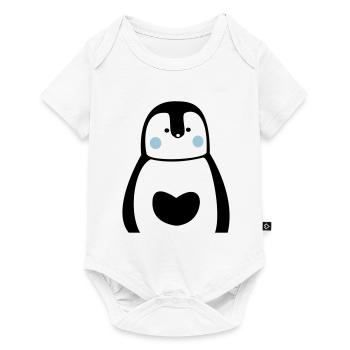 sweet penguin penguin lover penguin fan gift - Baby Premium short-sleeve bodysuit - white - Front