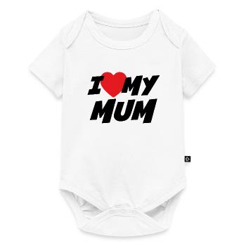 I Love my Mum - Baby Premium short-sleeve bodysuit - white - Front