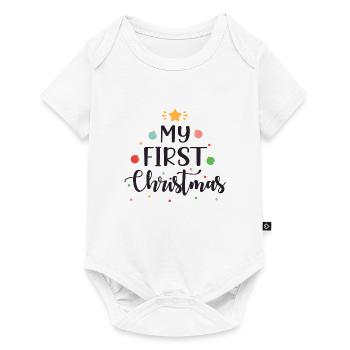 Mon premier Noël - Body à manches courtes Premium Bébé - blanc - Devant
