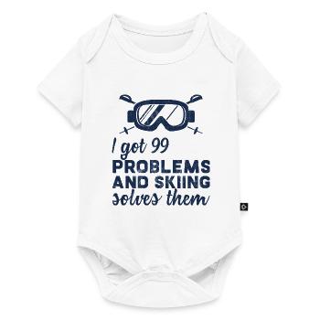 Winter Sports - Ski - Après Ski - Gift - Baby Premium short-sleeve bodysuit - white - Front