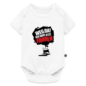 Novice driver gift tshirt - Baby Premium short-sleeve bodysuit - white - Front