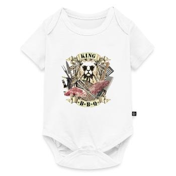 The King of BBQ - Baby Premium short-sleeve bodysuit - white - Front