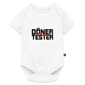 Zertifizierter Döner Tester Kebap Türkisch - Baby Premium Kurzarmbody - Weiß - Vorne