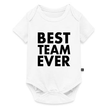 Best team ever - Baby Premium short-sleeve bodysuit - white - Front