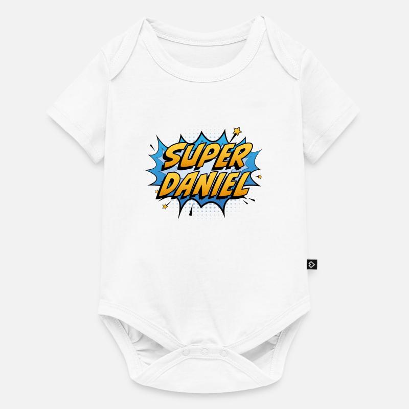 Super Daniel - Body à manches courtes Premium Bébé - blanc