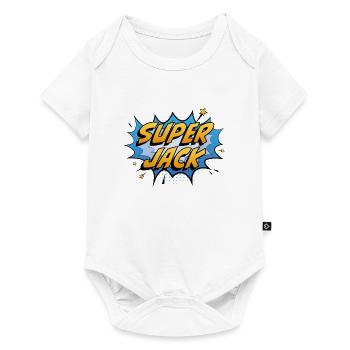 Super Jack - Baby Premium short-sleeve bodysuit - white - Front